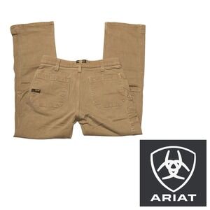 Ariat  Rebar M4 Canvas Work Pants Relaxed Boot Cut Men's 32x32 Western Ranchwear